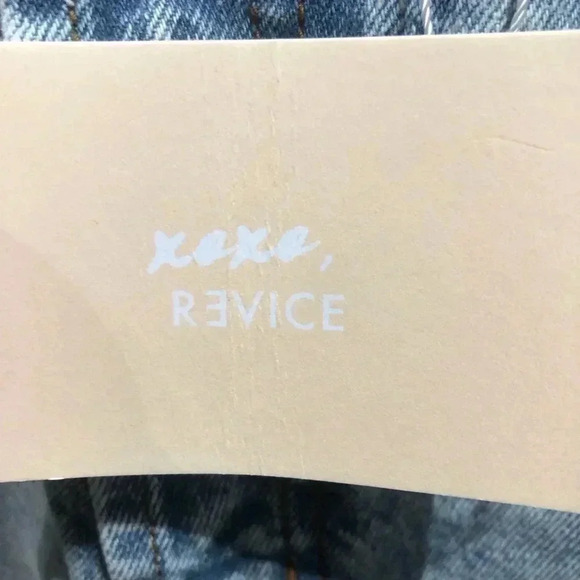 Revice Denim Ex-Boyfriend Straight Leg Distressed,light wash, Player One Jeans - Picture 11 of 12